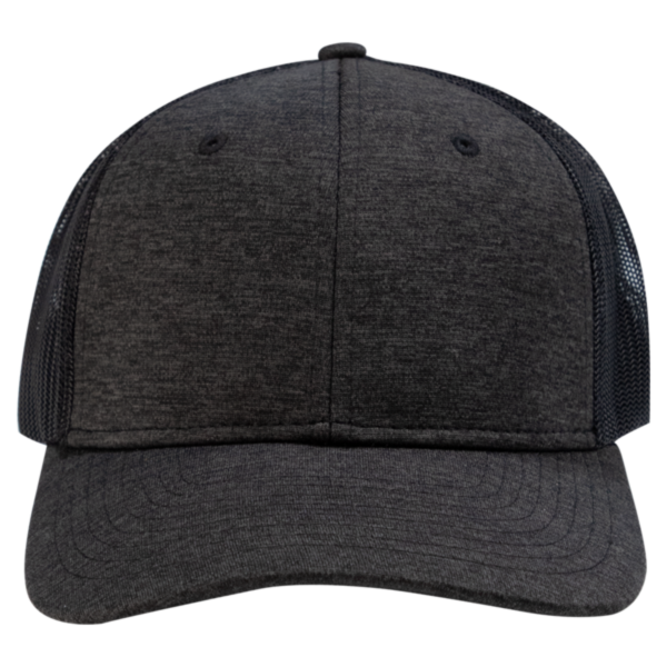 DRI DUCK Rover Trucker Cap, Black, Front view