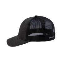DRI DUCK Rover Trucker Cap, Black, Left Side view