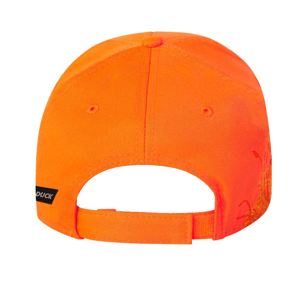 DRI DUCK Running Buck Cap, Blaze Orange -Buck / Blaze Orange -Buck, Back view