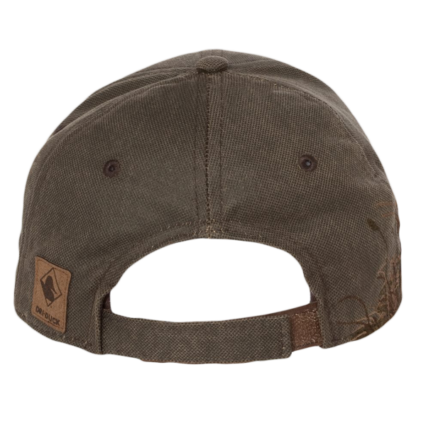 DRI DUCK Running Buck Cap, Brown Waxy Canvas / Brown Waxy Canvas, Back view