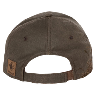 DRI DUCK Running Buck Cap, Brown Waxy Canvas / Brown Waxy Canvas, Back view