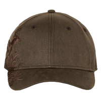 DRI DUCK Running Buck Cap, Brown Waxy Canvas / Brown Waxy Canvas, Front view