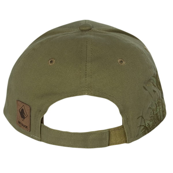 DRI DUCK Running Buck Cap, Olive / Olive, Back view
