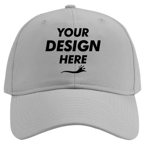 DRI DUCK Titan Cap, Grey, Front view, Mockup