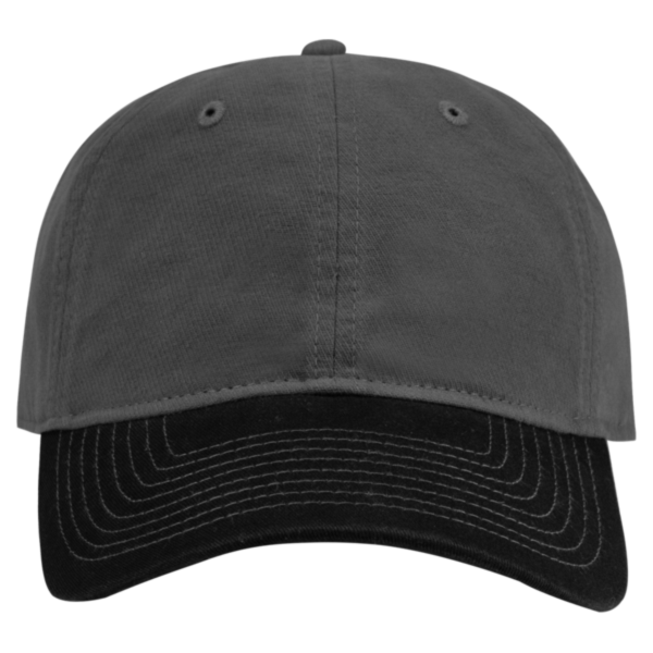 DRI DUCK Truman Cap, Charcoal / Black, Front view