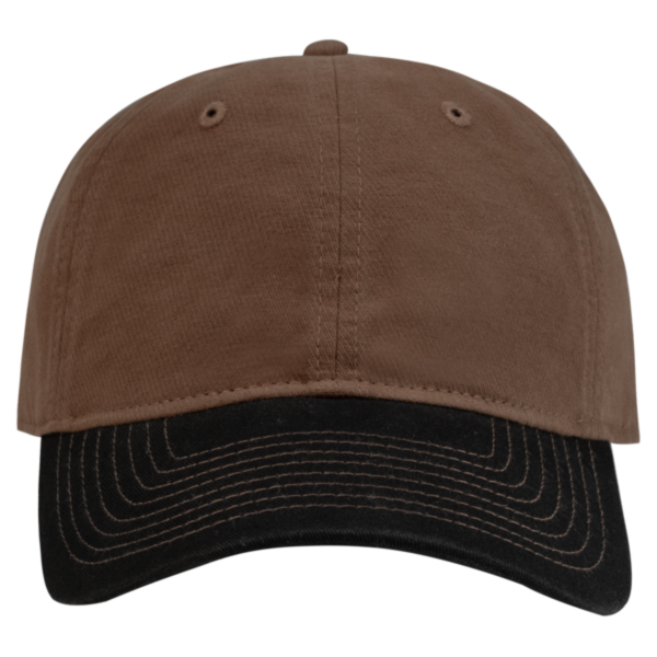 DRI DUCK Truman Cap, Field Khaki / Black, Front view