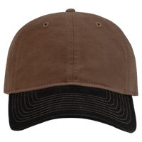 DRI DUCK Truman Cap, Field Khaki / Black, Front view