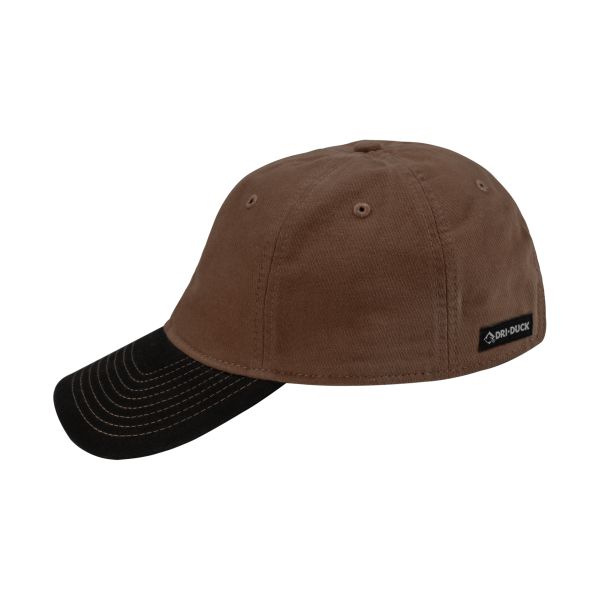 DRI DUCK Truman Cap, Field Khaki / Black, Left Side view