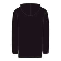 DRI DUCK Unisex Torrent Waterproof Hooded Jacket, Black / Black, Back view