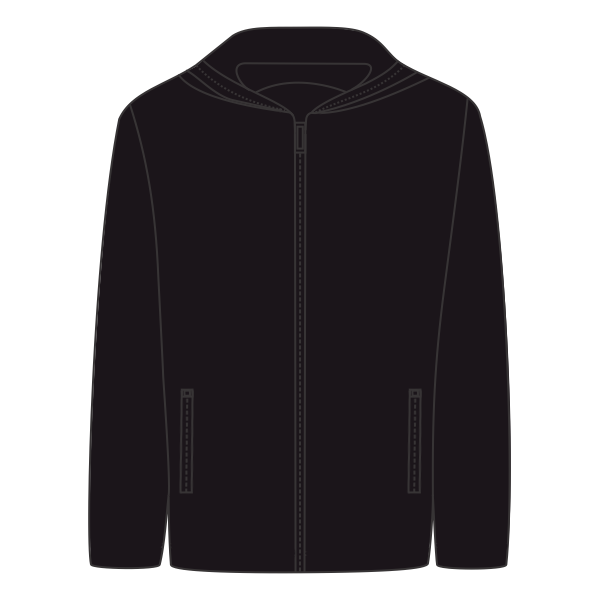 DRI DUCK Unisex Torrent Waterproof Hooded Jacket, Black / Black, Front view