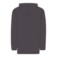 DRI DUCK Unisex Torrent Waterproof Hooded Jacket, Charcoal / Black, Back view