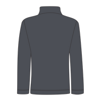 DRI DUCK Women's Sierra Melange Fleece Pullover, Charcoal, Back view