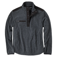 DRI DUCK Women's Sierra Melange Fleece Pullover, Charcoal, Front view