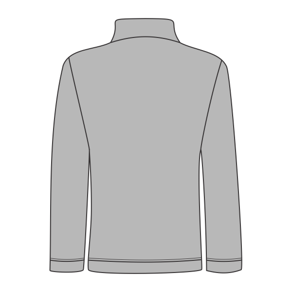DRI DUCK Women's Sierra Melange Fleece Pullover, Platinum, Back view