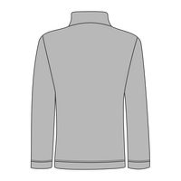 DRI DUCK Women's Sierra Melange Fleece Pullover, Platinum, Back view