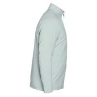 Devon & Jones Men's CrownLux Performance® Clubhouse Micro-Stripe Quarter-Zip Pullover, Kelly Green, Right Sleeve view