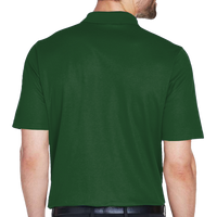 Devon & Jones Men's CrownLux Performance® Plaited Polo, Forest, Back view