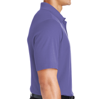 Devon & Jones Men's CrownLux Performance® Plaited Polo, Grape, Right Sleeve view