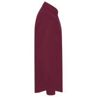 Devon & Jones Men's Crown Collection® Broadcloth Woven Dress Shirt, Burgundy, Right Sleeve view