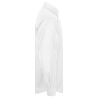 Devon & Jones Men's Crown Collection® Broadcloth Woven Dress Shirt, White, Right Sleeve view