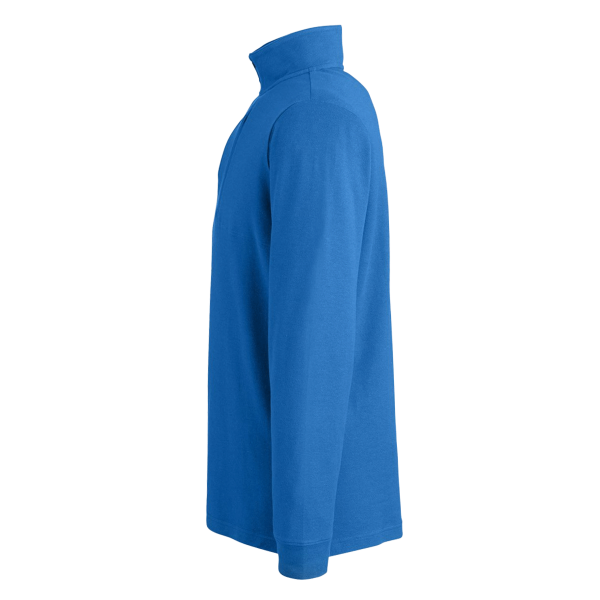 Devon & Jones Men's New Classics® Performance Quarter-Zip Pullover, French Blue, Left Sleeve view