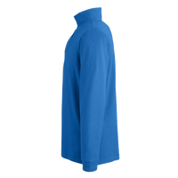 Devon & Jones Men's New Classics® Performance Quarter-Zip Pullover, French Blue, Left Sleeve view
