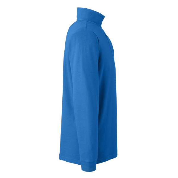 Devon & Jones Men's New Classics® Performance Quarter-Zip Pullover, French Blue, Right Sleeve view