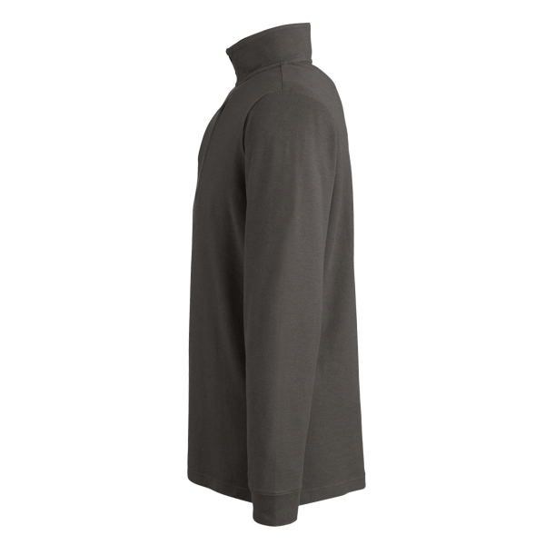 Devon & Jones Men's New Classics® Performance Quarter-Zip Pullover, Graphite, Left Sleeve view