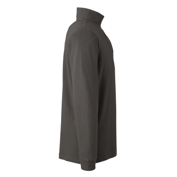 Devon & Jones Men's New Classics® Performance Quarter-Zip Pullover, Graphite, Right Sleeve view