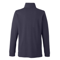 Devon & Jones Men's New Classics® Performance Quarter-Zip Pullover, Navy, Back view