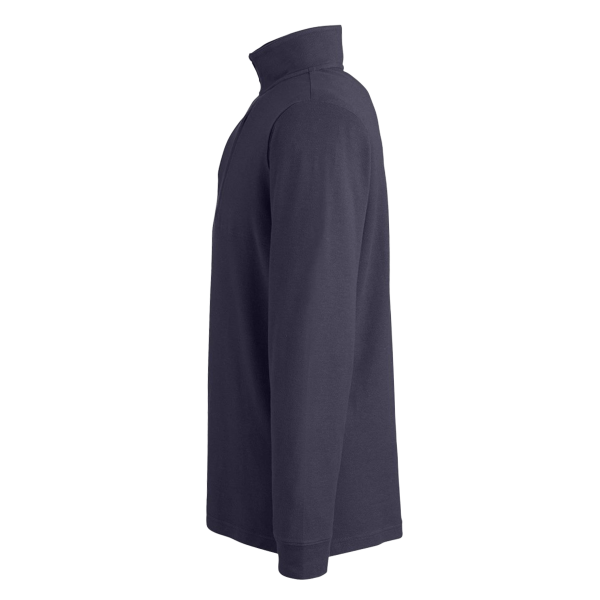 Devon & Jones Men's New Classics® Performance Quarter-Zip Pullover, Navy, Left Sleeve view
