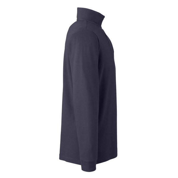 Devon & Jones Men's New Classics® Performance Quarter-Zip Pullover, Navy, Right Sleeve view
