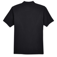 Devon & Jones Men's Pima Piqué Polo, Black, Back view