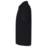 Devon & Jones Men's Pima Piqué Polo, Black, Left Sleeve view