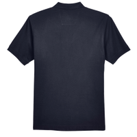 Devon & Jones Men's Pima Piqué Polo, Navy, Back view