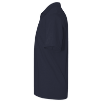 Devon & Jones Men's Pima Piqué Polo, Navy, Left Sleeve view