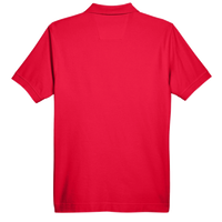 Devon & Jones Men's Pima Piqué Polo, Red, Back view