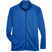 Devon & Jones Men's Stretch Tech-Shell® Compass Full-Zip Jacket, True Royal, Front view