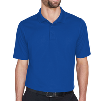 Devon & Jones Men's Tall CrownLux Performance® Plaited Polo, True Royal, Front view