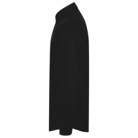 Devon & Jones Men's Tall Crown Collection® Solid Stretch Twill Woven Dress Shirt, Black, Left Sleeve view