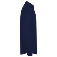 Devon & Jones Men's Tall Crown Collection® Solid Stretch Twill Woven Dress Shirt, Navy, Right Sleeve view