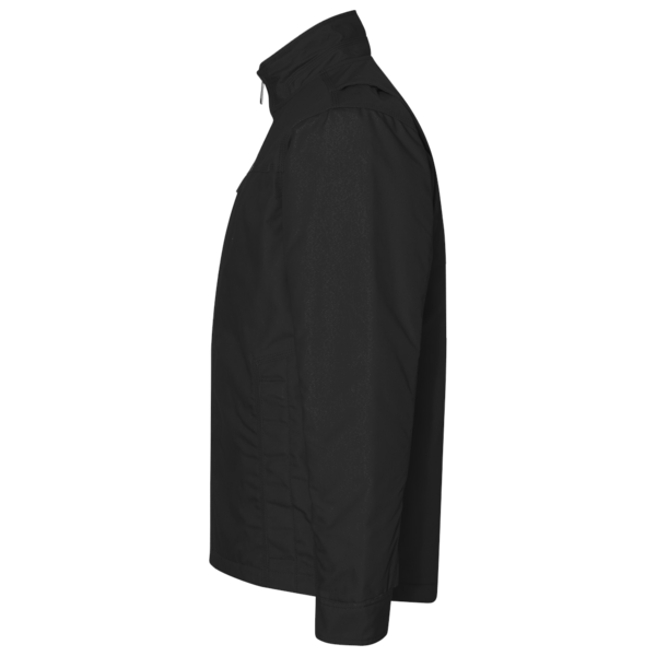 Devon & Jones Unisex Three Season Classic Jacket, Black, Left Sleeve view