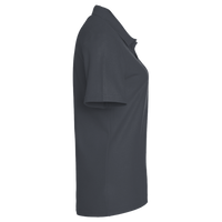 Devon & Jones Women's CrownLux Performance® Address Melange Polo, Black Heather, Right Sleeve view