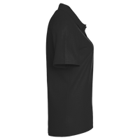 Devon & Jones Women's CrownLux Performance Address Melange Polo, Black Melange, Right Sleeve view