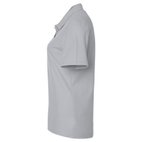 Devon & Jones Women's CrownLux Performance® Address Melange Polo, Grey Heather, Left Sleeve view