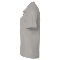Devon & Jones Women's CrownLux Performance Address Melange Polo, Grey Melange, Left Sleeve view