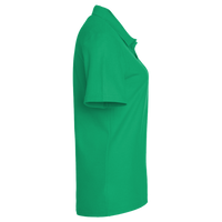 Devon & Jones Women's CrownLux Performance® Address Melange Polo, Kelly Green Heather, Right Sleeve view