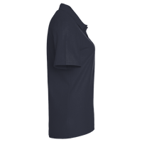 Devon & Jones Women's CrownLux Performance Address Melange Polo, Navy Melange, Right Sleeve view