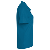 Devon & Jones Women's CrownLux Performance® Plaited Polo, Dark Teal, Right Sleeve view