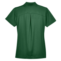Devon & Jones Women's CrownLux Performance® Plaited Polo, Forest, Back view